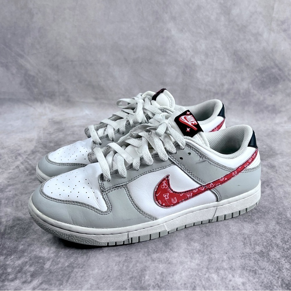 Nike Dunk Low SE Lottery Pack Mens Sz 8 Gray White DR9654-001 Sneaker